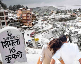 shimla honeymoon tour packages from chandigarh