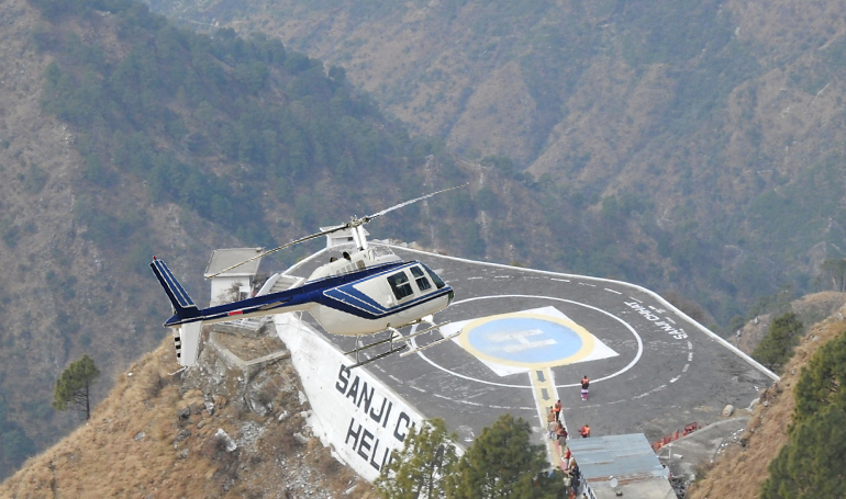 j&k tourism helicopter booking